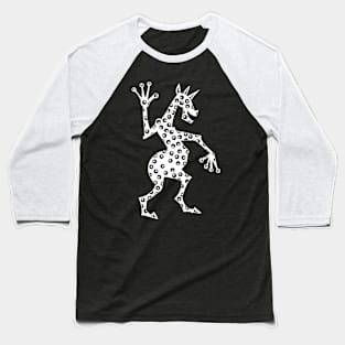 Spooky Eyes Unicorn V2 Baseball T-Shirt